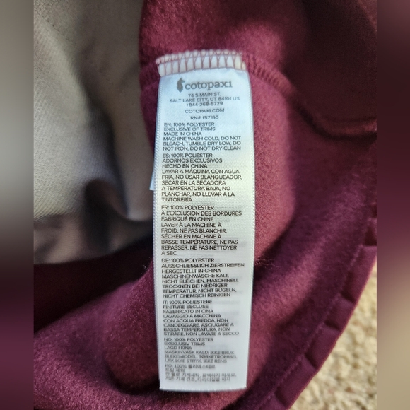 Cotopaxi Teca Fleece Vest Moon Beam Women's Size 1X Plus NWT - Picture 7 of 9